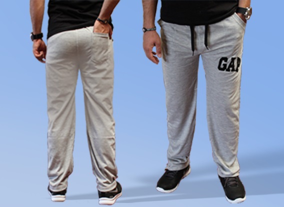 شلوار اسلش مردانه GAP light gray