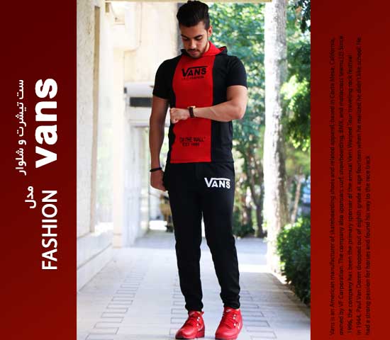 ست تیشرت وشلوار vans مدل Fashion