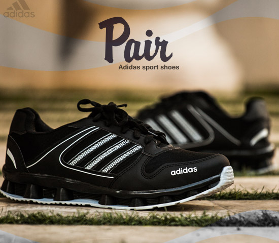 کفش مردانه Adidas مدل Pair (مشکی سفید)