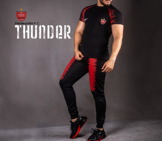 ست تیشرت و شلوار پرسپولیس مدل Thunder