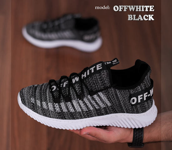 کفش مردانه مدل Offwhite_Black